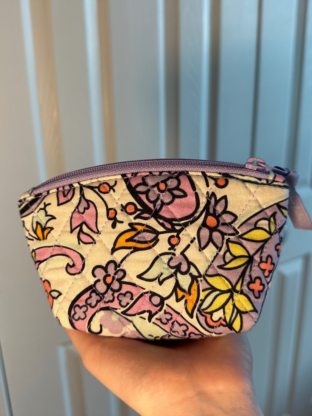 Vera Bradley Quilted Pouch (Maddalena Paisley)